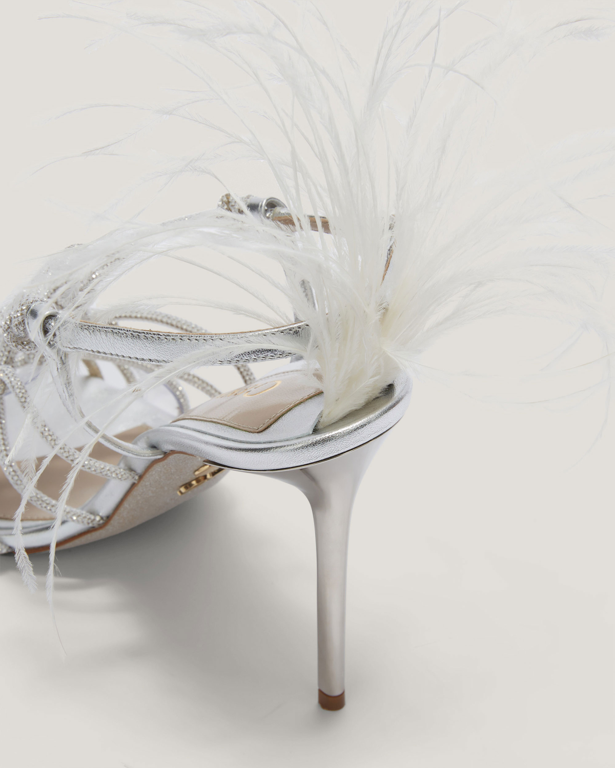 Sandal with rhinestone weave | Sandals | Genny