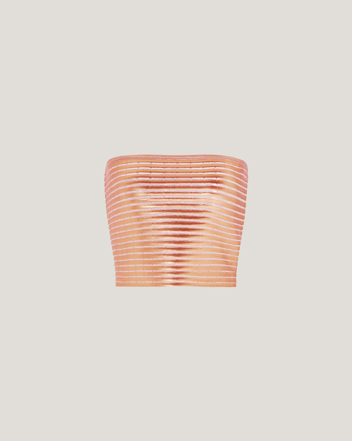 Laminated sleeveless crop top | Crop tops | Genny