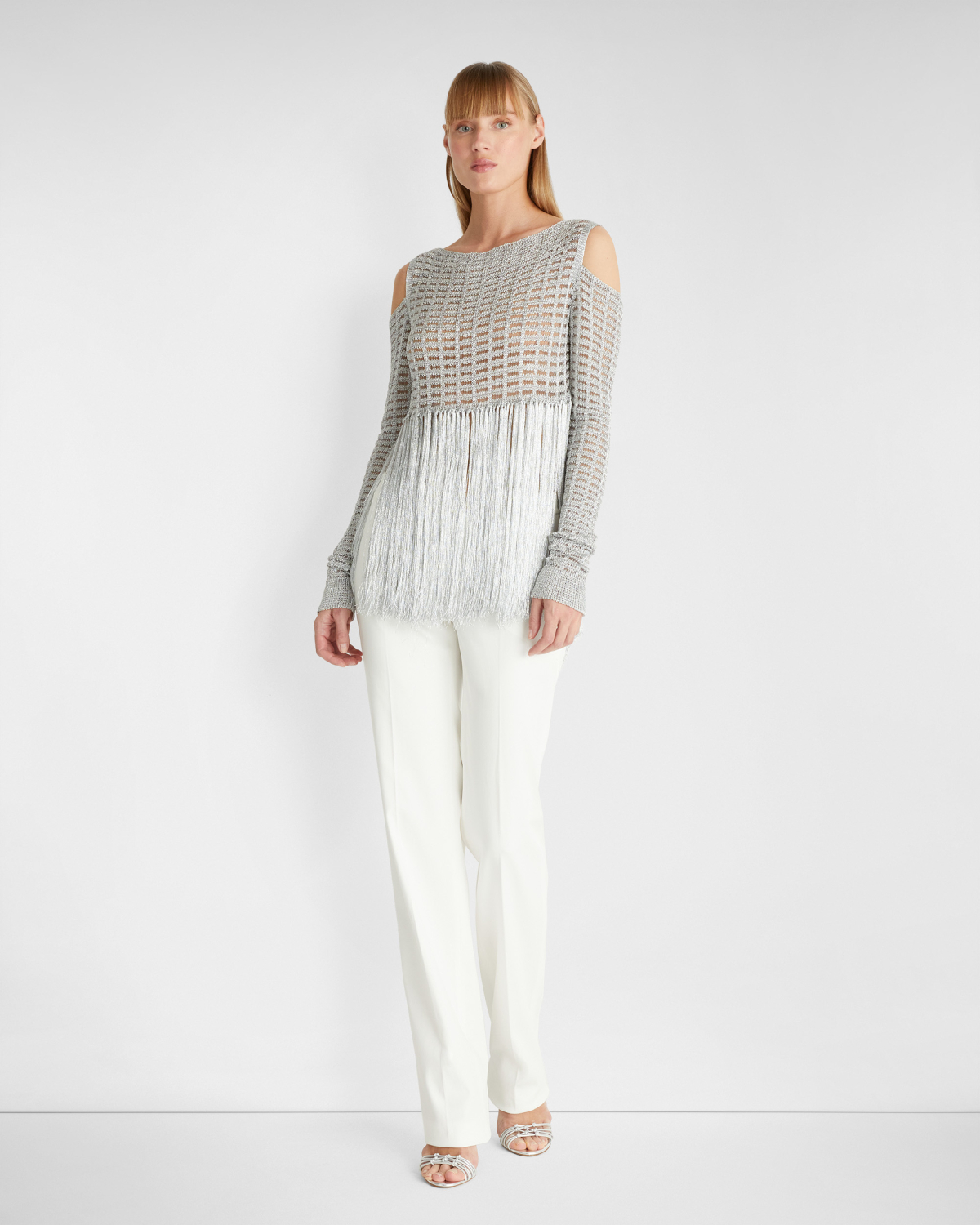 Fringed knit top | | Genny