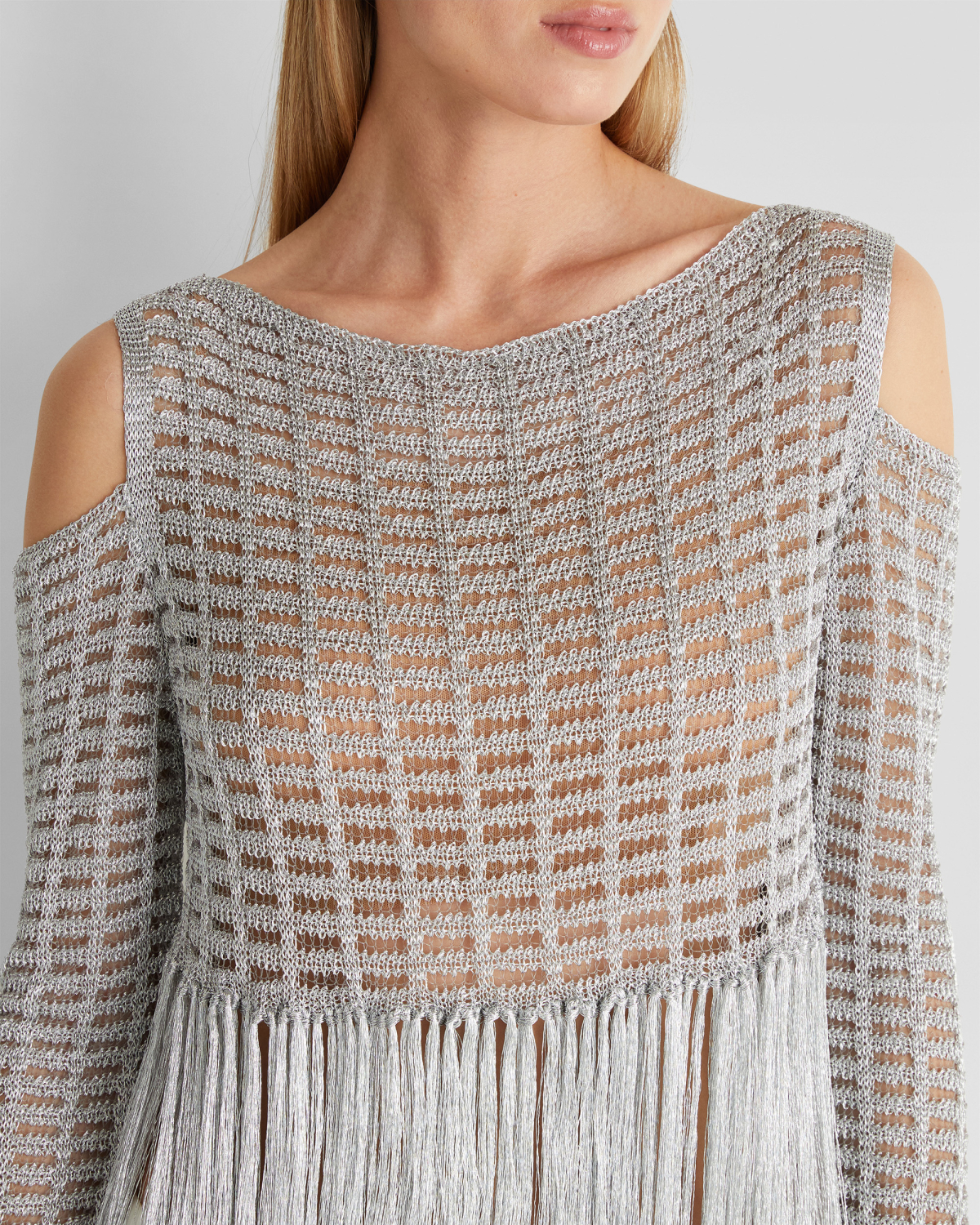 Fringed knit top | | Genny