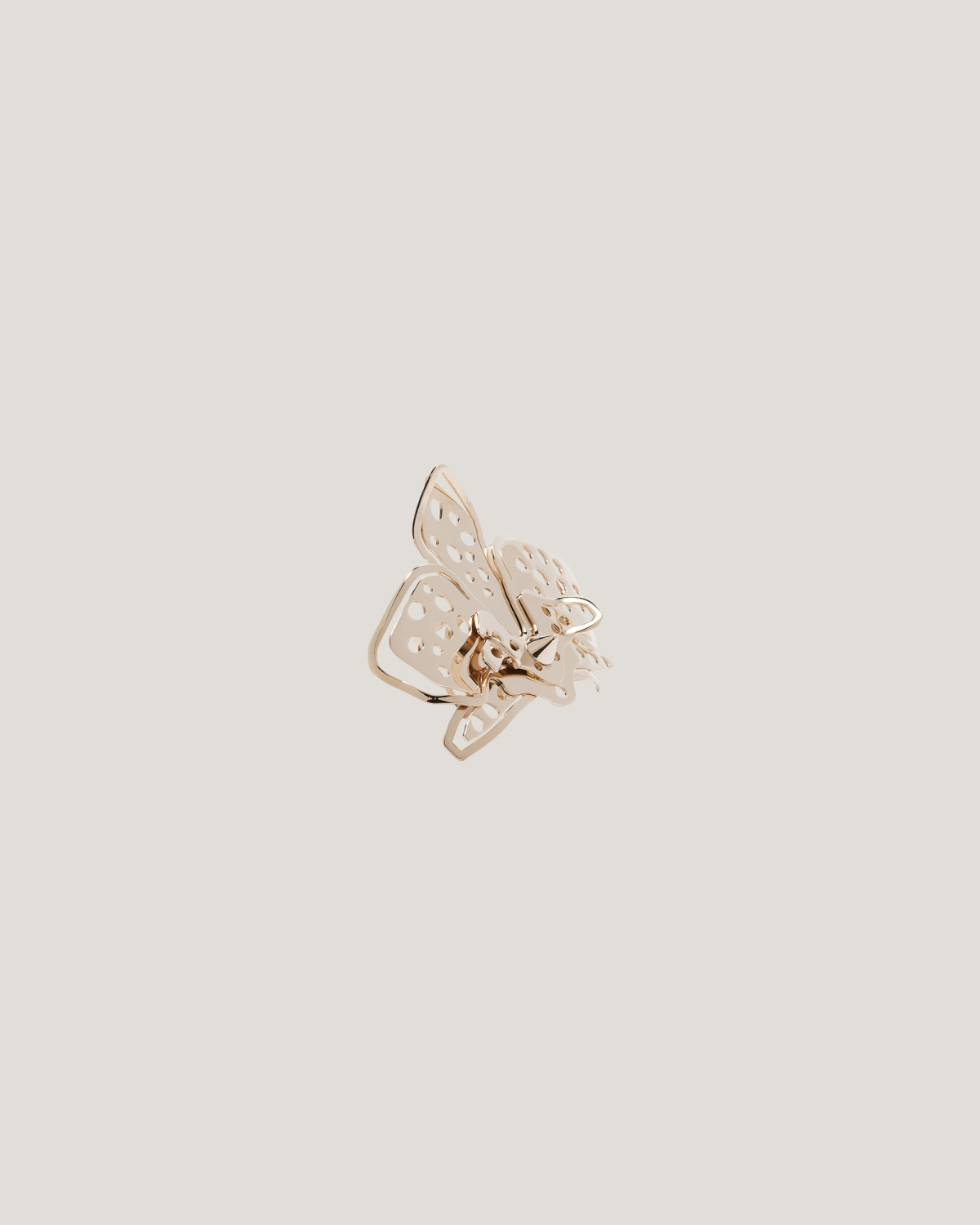 Perforated Orchid ring | hide_category, Rings, Jewelry, Accessories | Genny