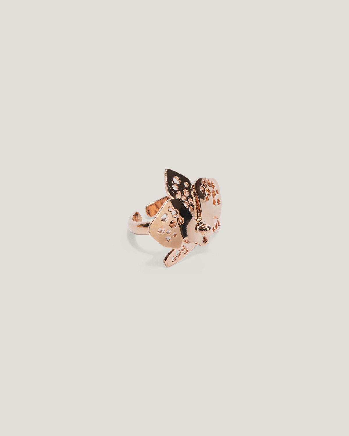 Small perforated Orchid ring | Jewelry, Rings, Accessories | Genny