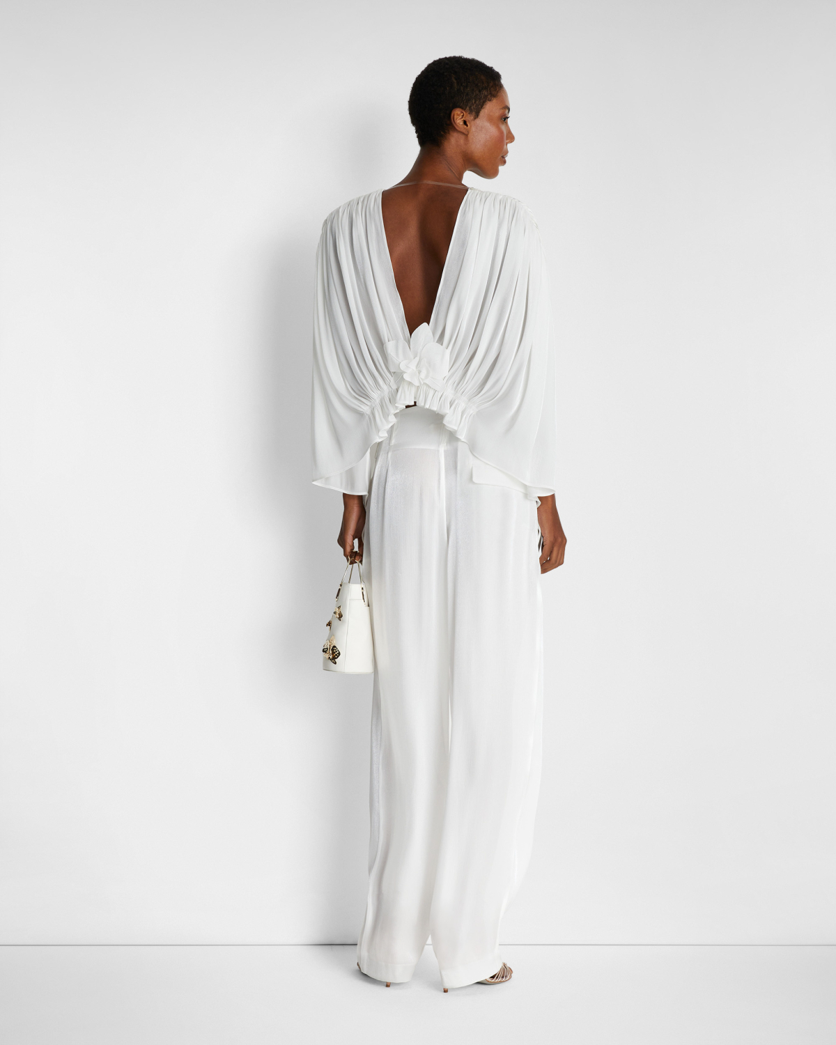 Draped top with raglan sleeves | | Genny