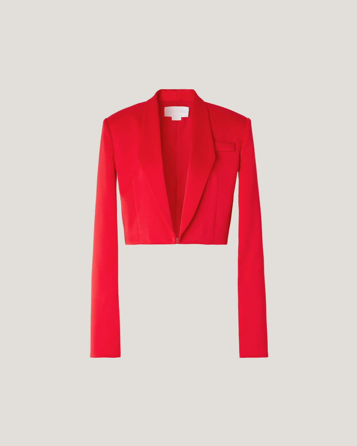 Crop jacket with petal sleeves | | Genny