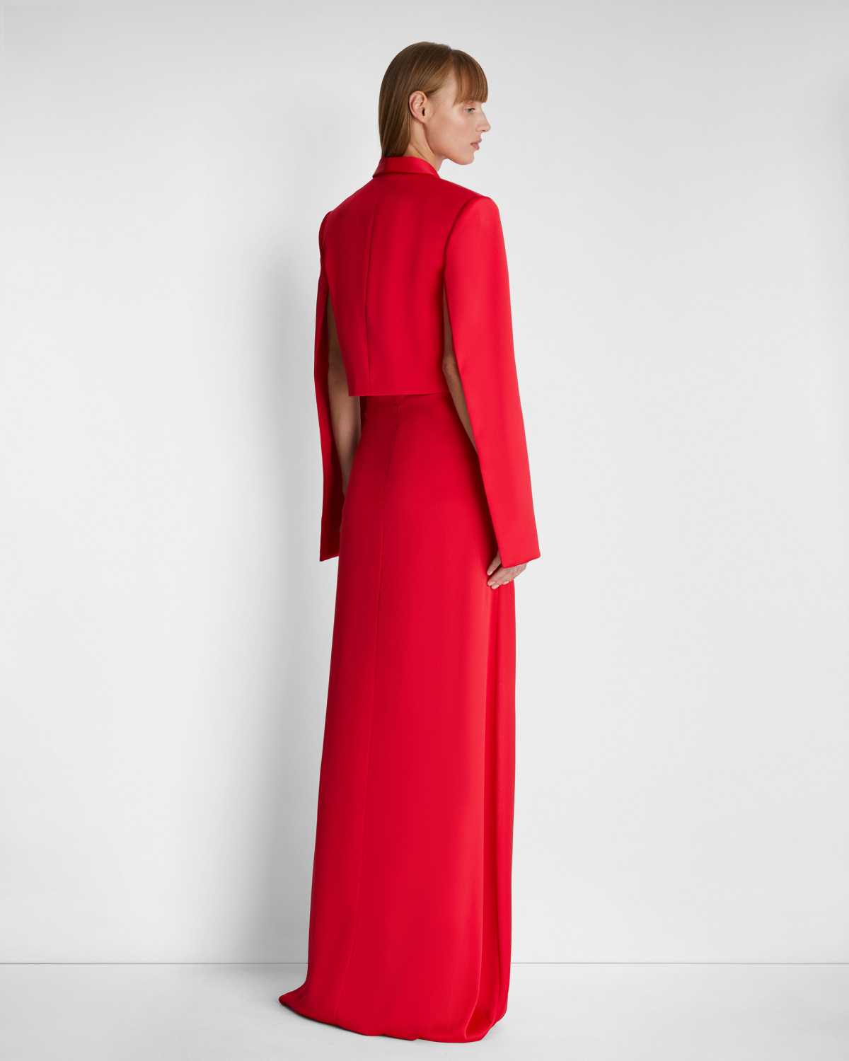 Crop jacket with petal sleeves | | Genny