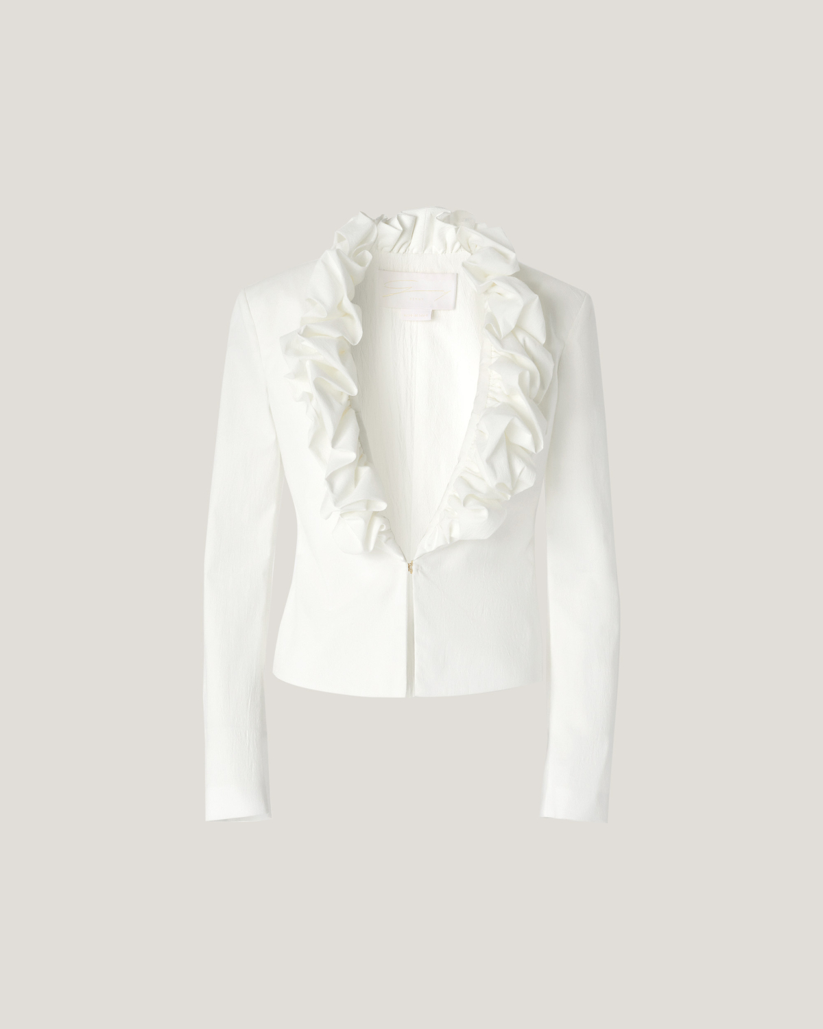 Ruffled collar jacket | | Genny