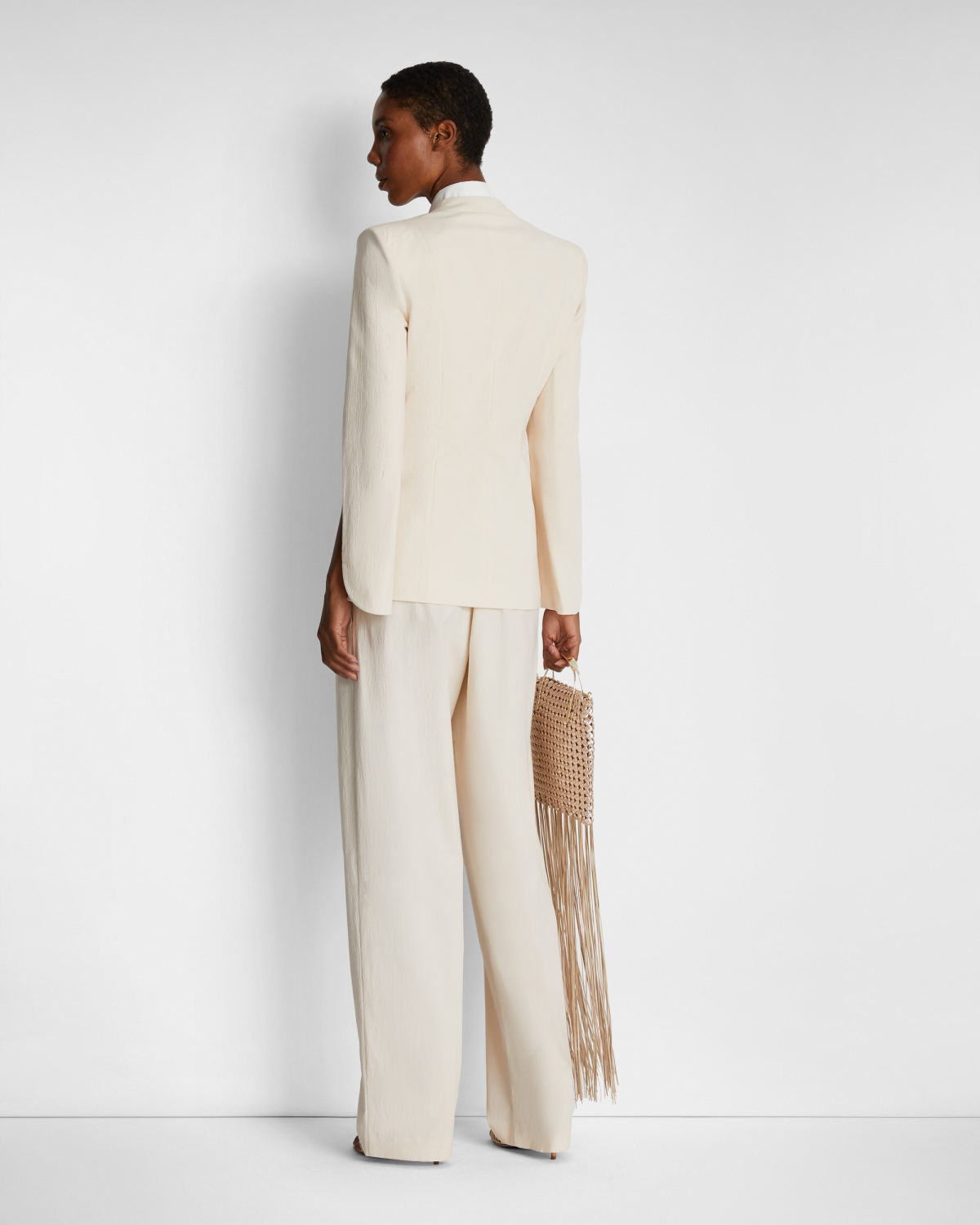 Blazer jacket with open sleeves | | Genny