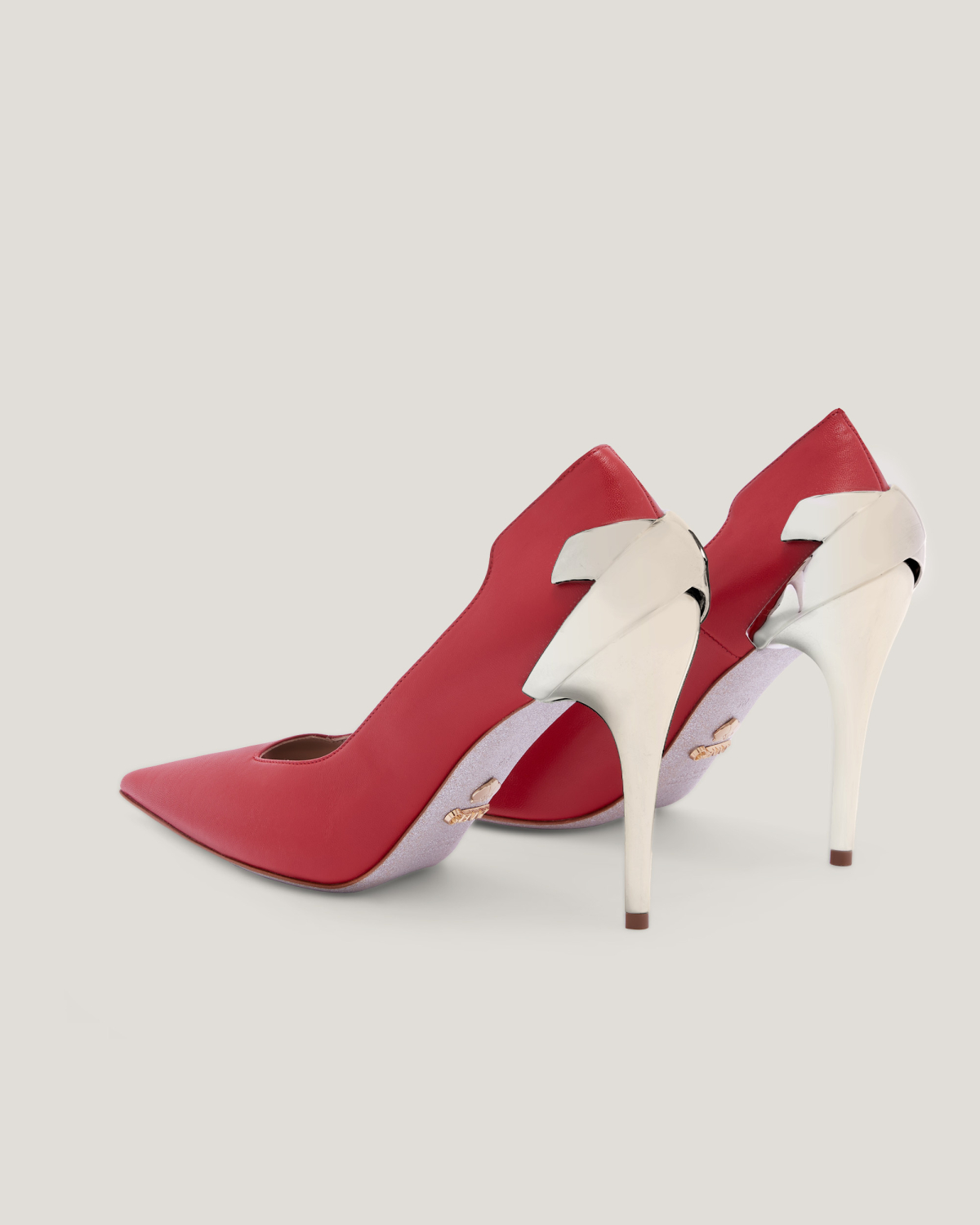Nappa leather X pumps | | Genny