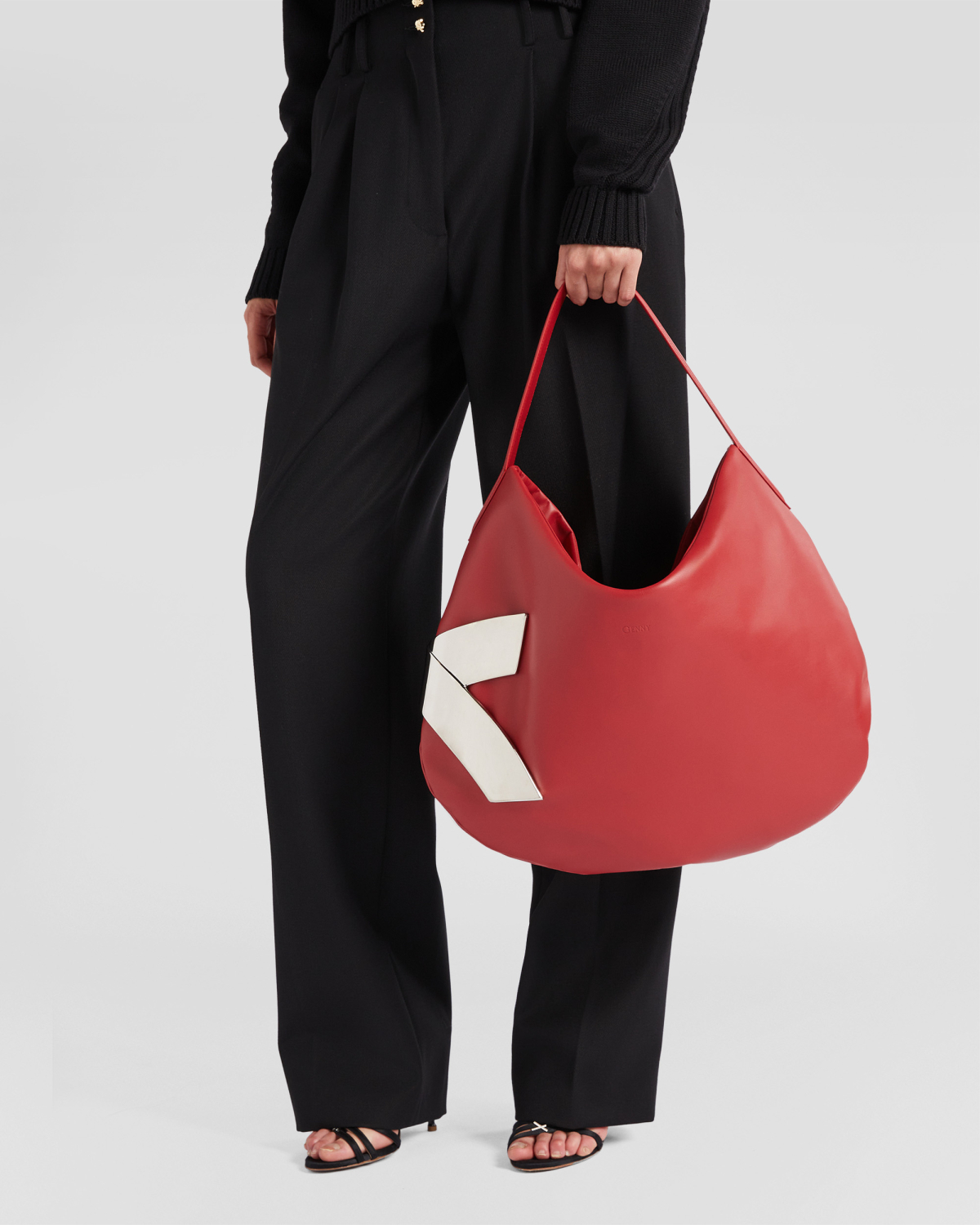 Large nappa leather X bag | | Genny