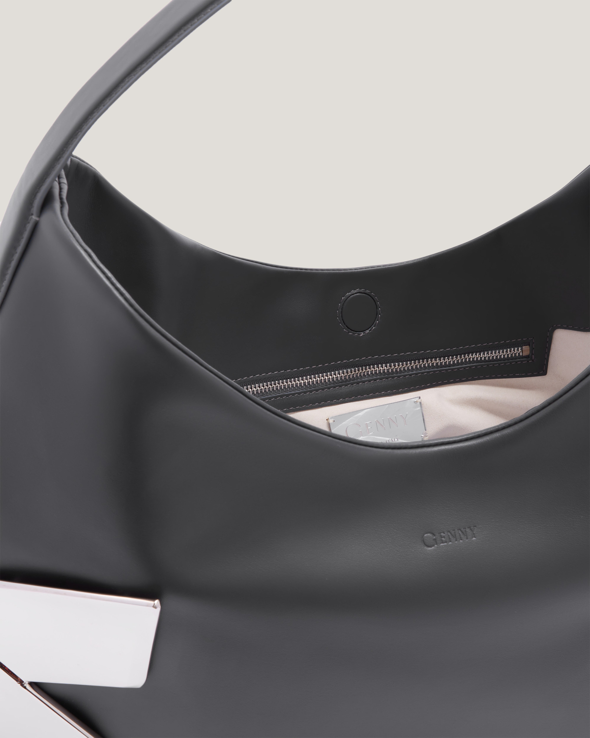 Large nappa leather X bag | | Genny