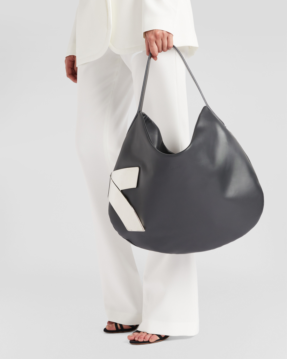 Large nappa leather X bag | | Genny
