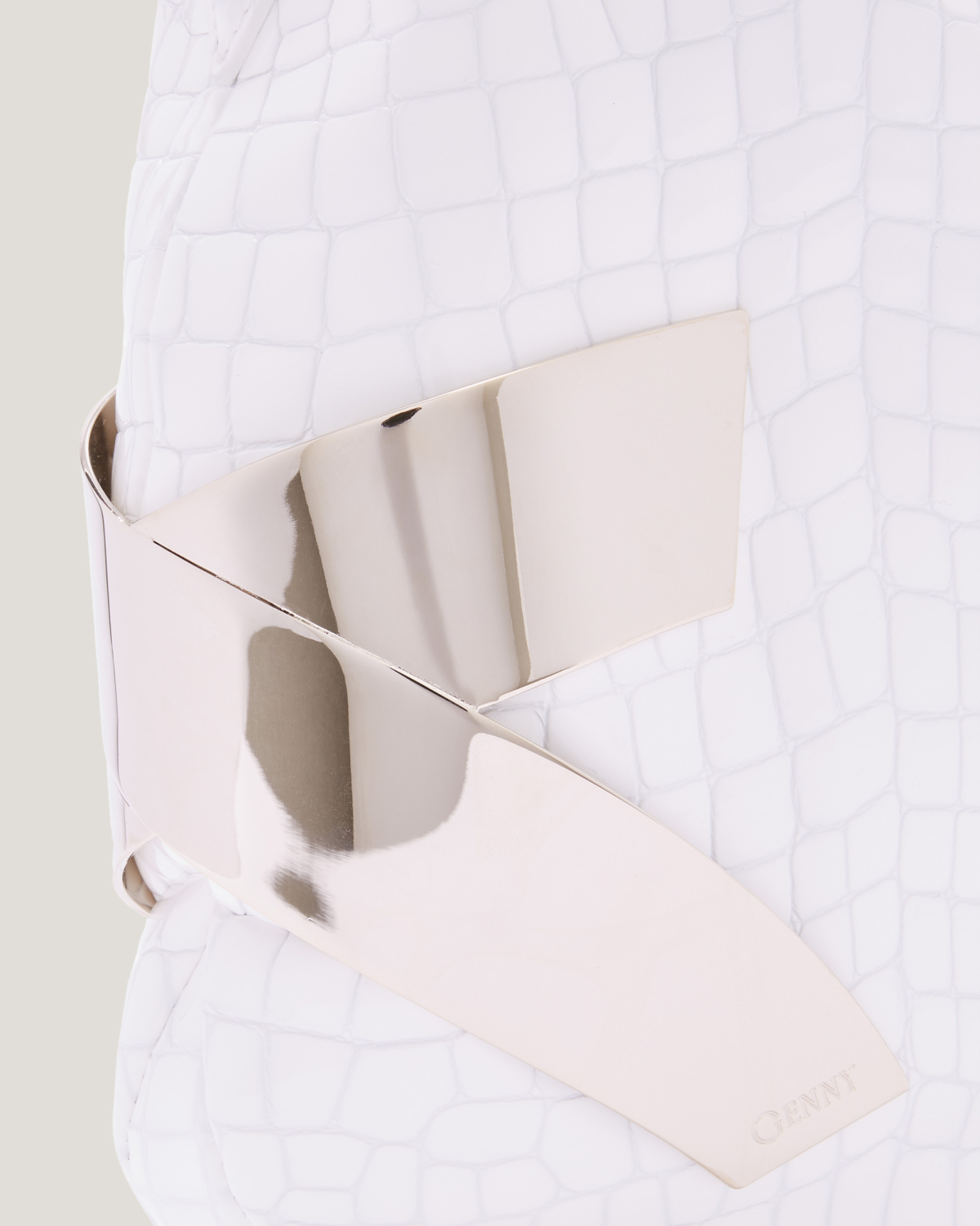 Medium crocodile leather X bag | Bags, Fall Winter 2025 | Genny