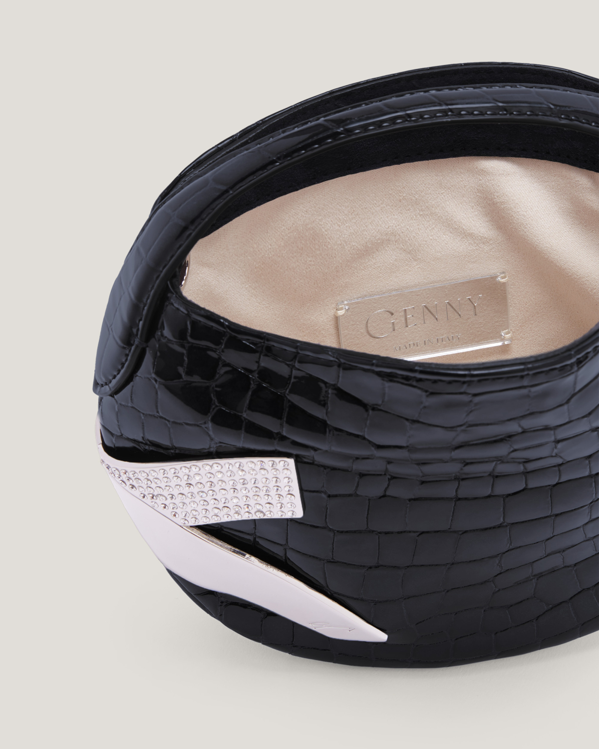Small crocodile leather X bag | Bags, Fall Winter 2025 | Genny