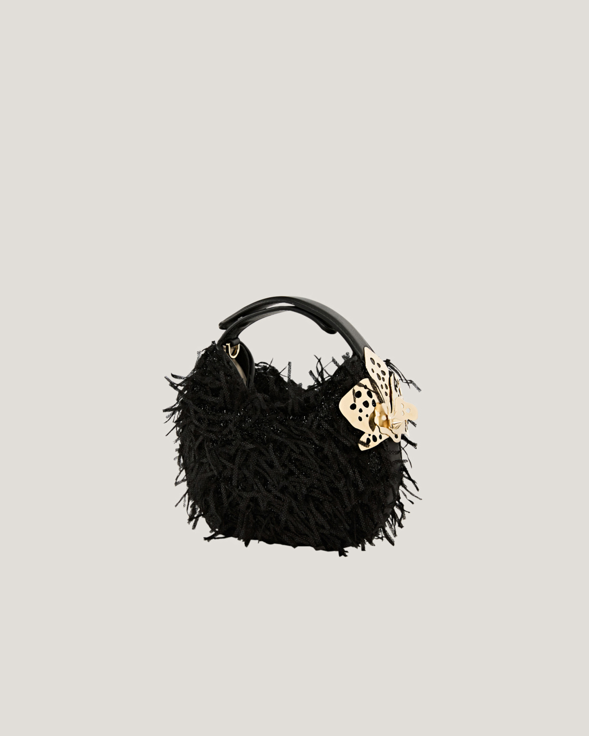 Mini Fortune bag with feather effect | Bags, Fortune Bag, Fall Winter 2025, Ceremony Bags, Highlights | Genny