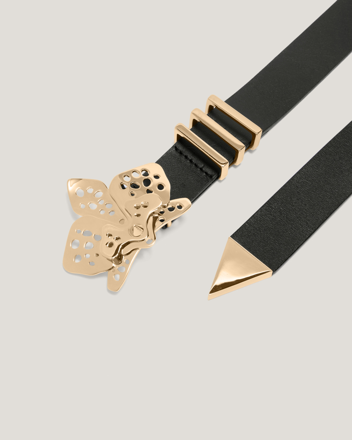 Nappa jewel orchid belt | Belts, Fall Winter 2025, Accessories | Genny