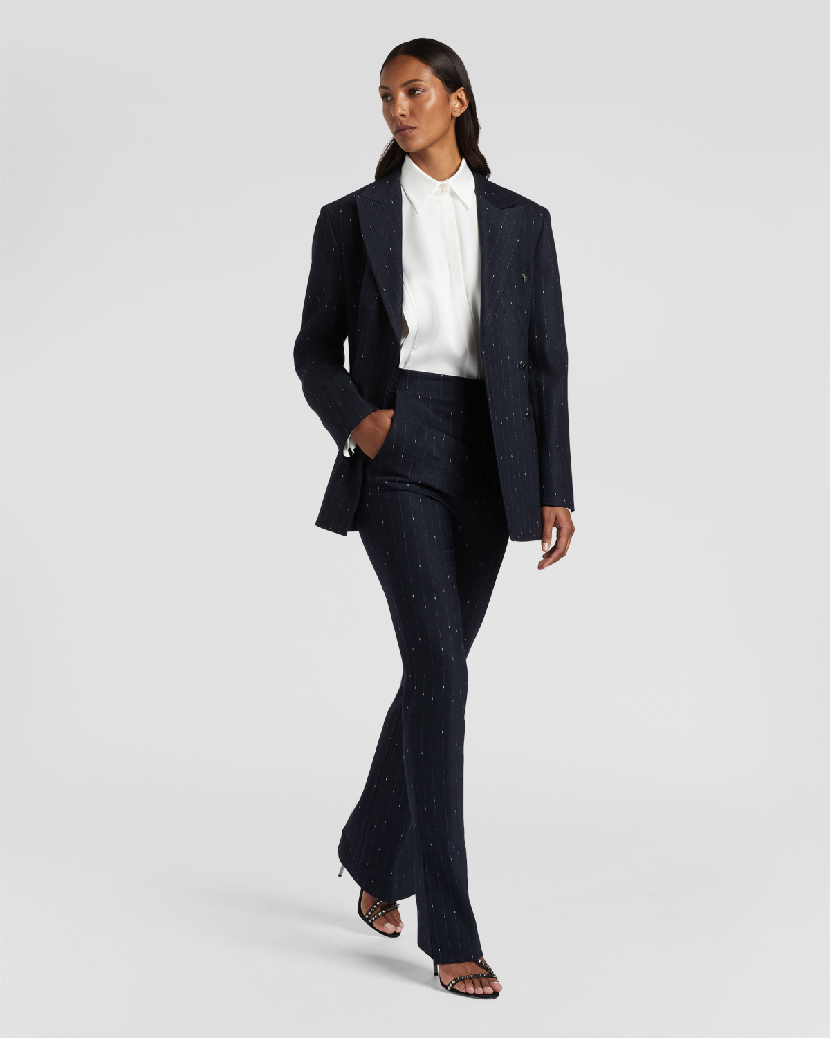 Pinstripe tailored pants | Fall Winter 2025 | Genny