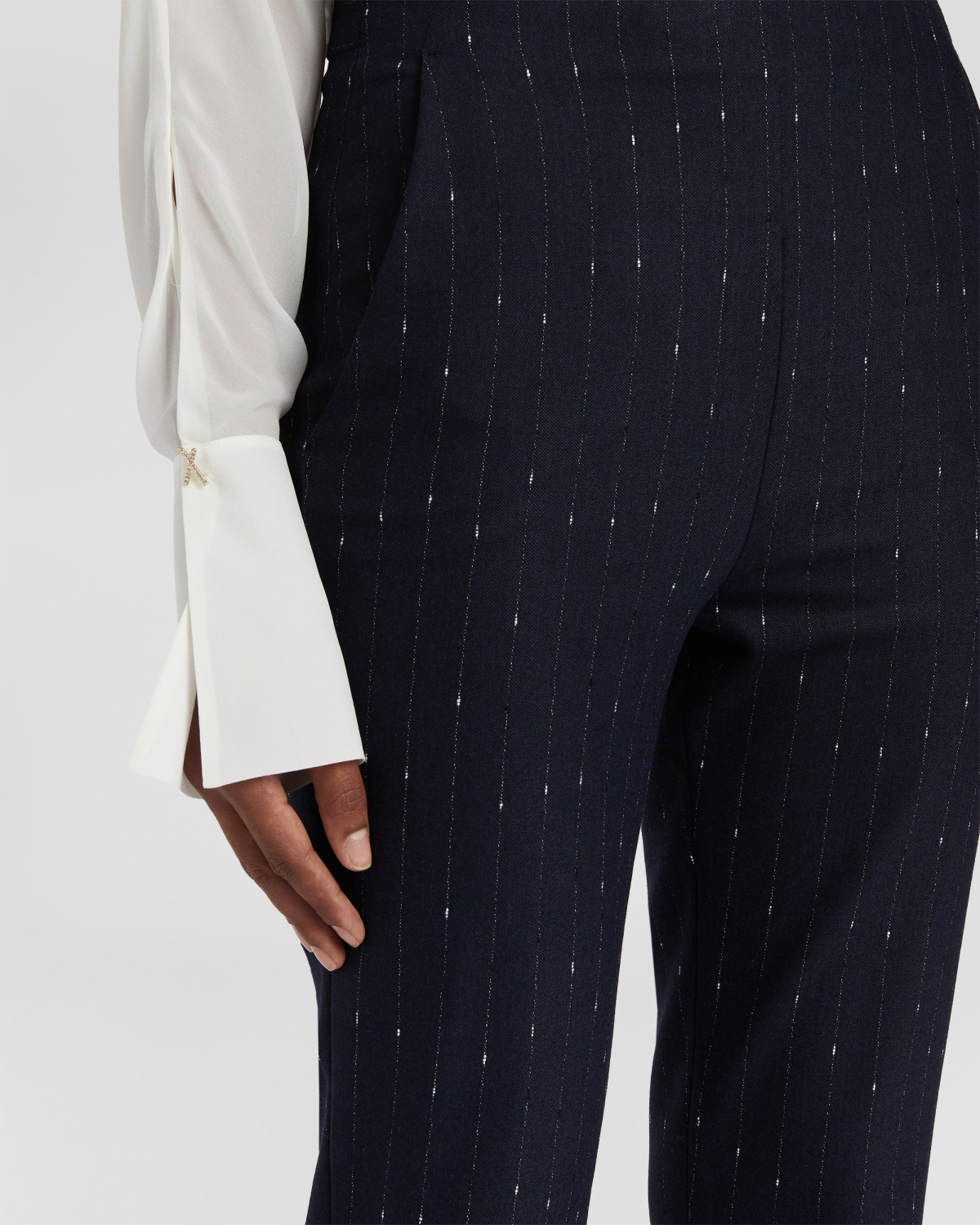 Pinstripe tailored pants | Fall Winter 2025 | Genny