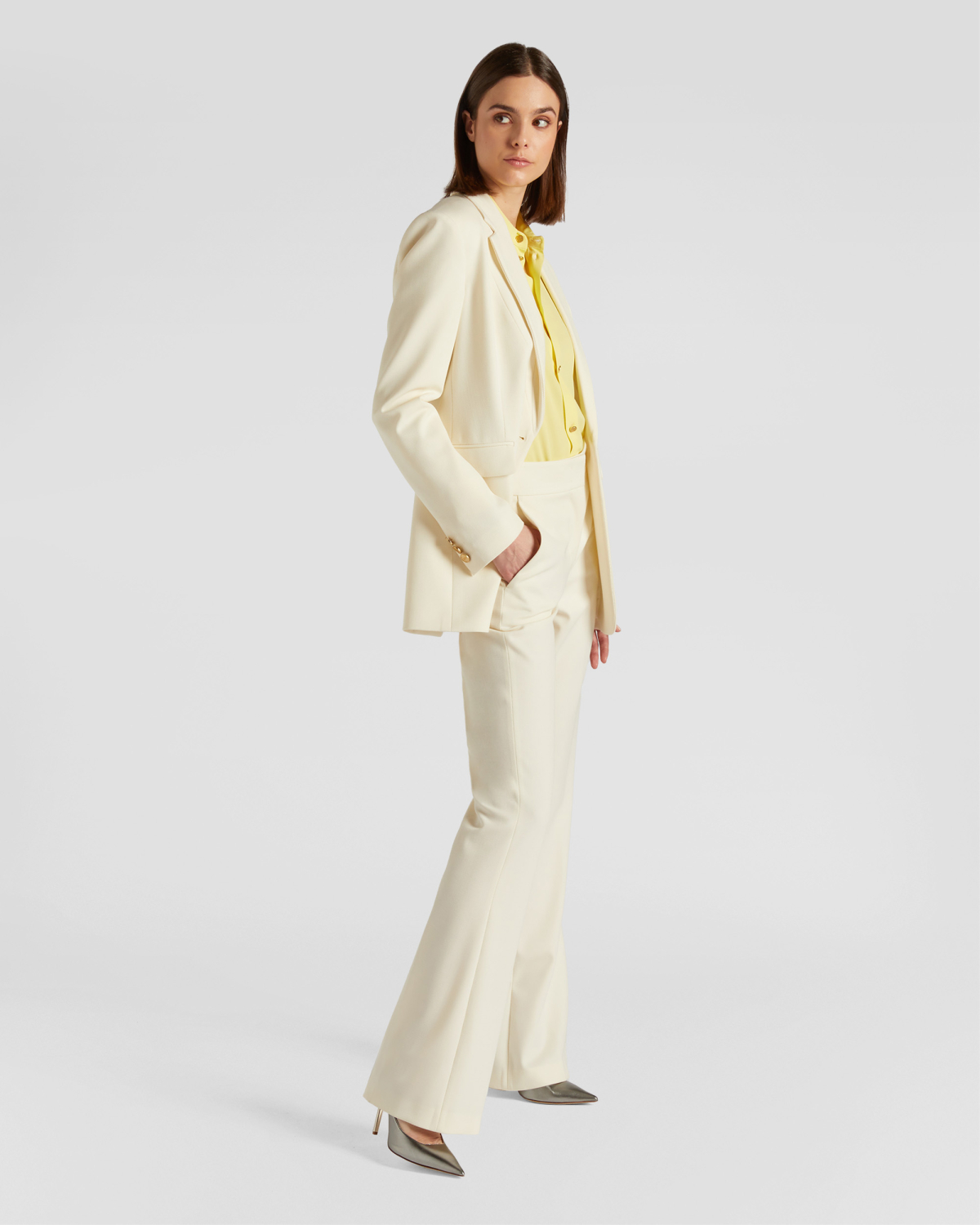 Tailored wool-blend pants | Fall Winter 2025, Skirts & Trousers, Trousers | Genny