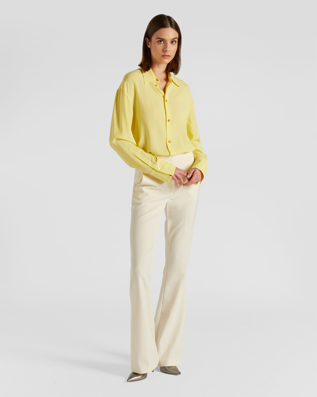 Tailored wool-blend pants | Fall Winter 2025, Skirts & Trousers, Trousers | Genny