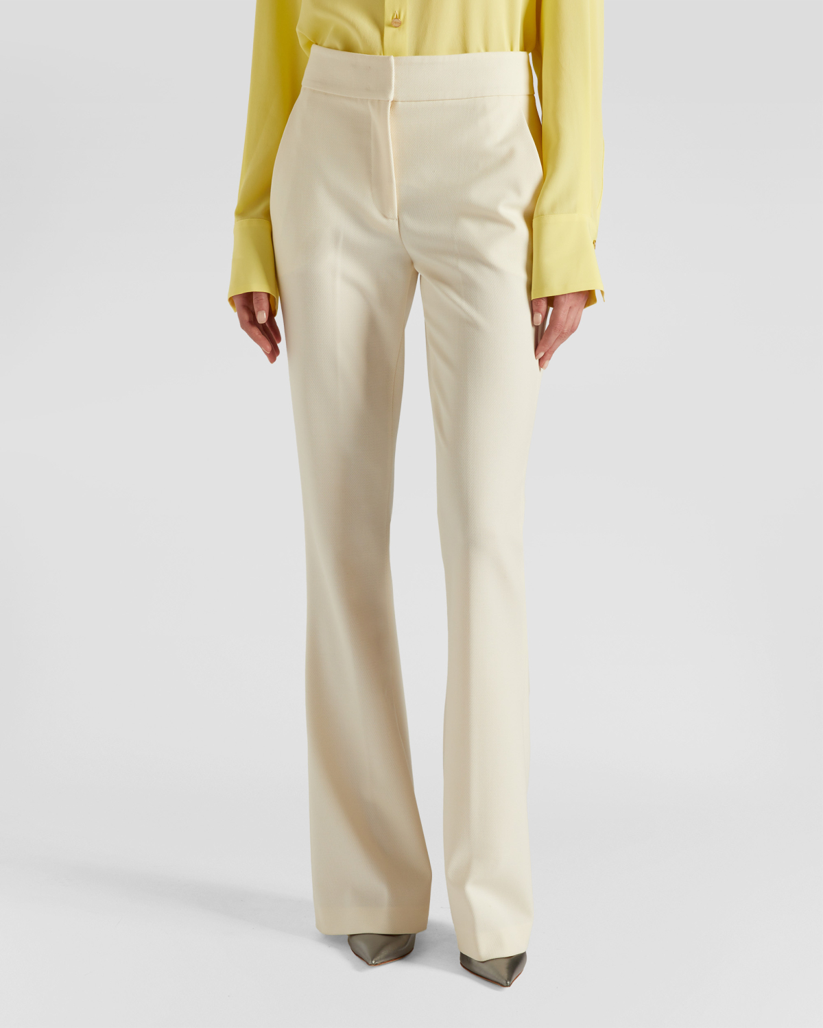Tailored wool-blend pants | Fall Winter 2025, Skirts & Trousers, Trousers | Genny