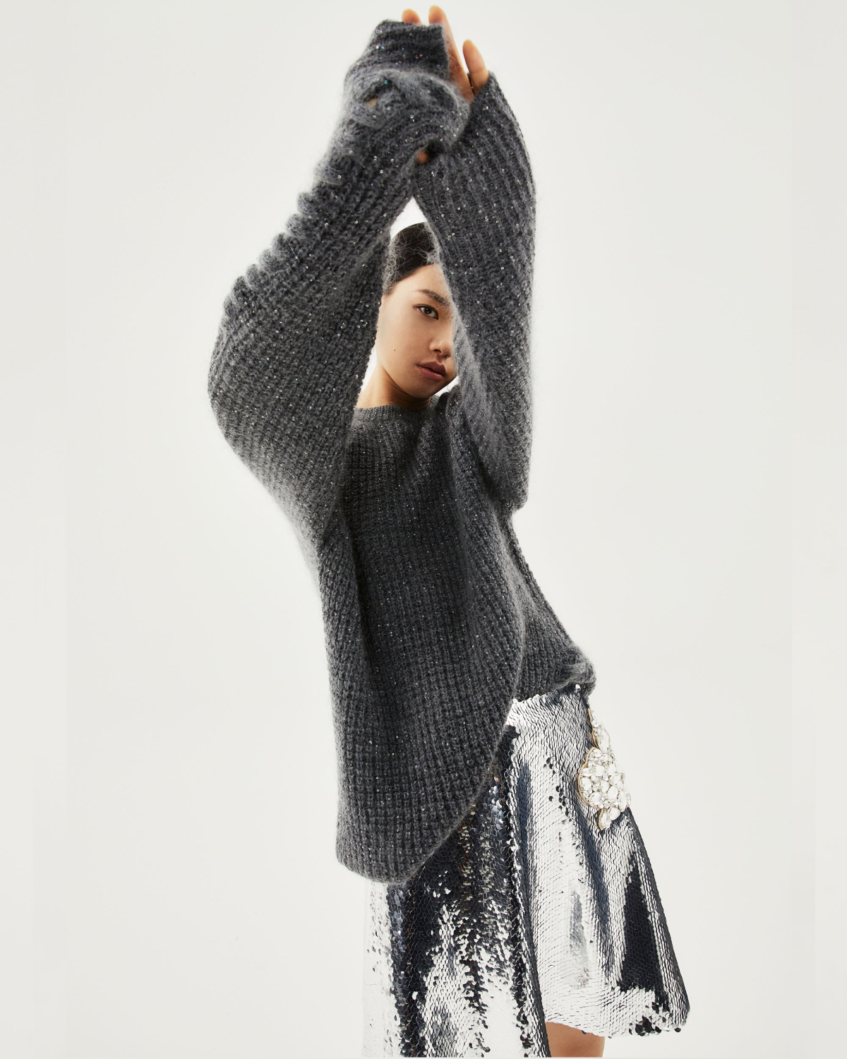 Flared sequin skirt | Fall Winter 2025 | Genny