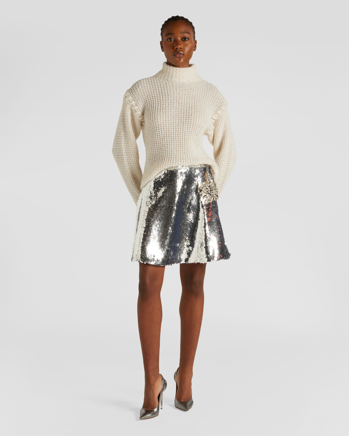Flared sequin skirt | Fall Winter 2025 | Genny