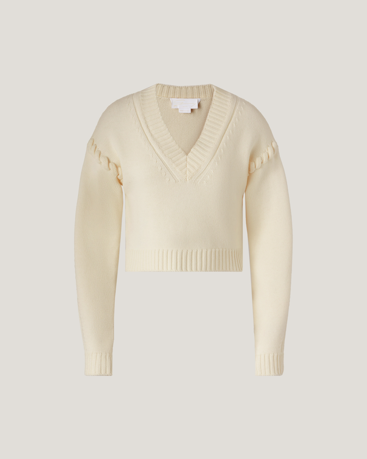 Wool sweater with tubular stitching | Sweaters, Sweaters, Fall Winter 2025 | Genny