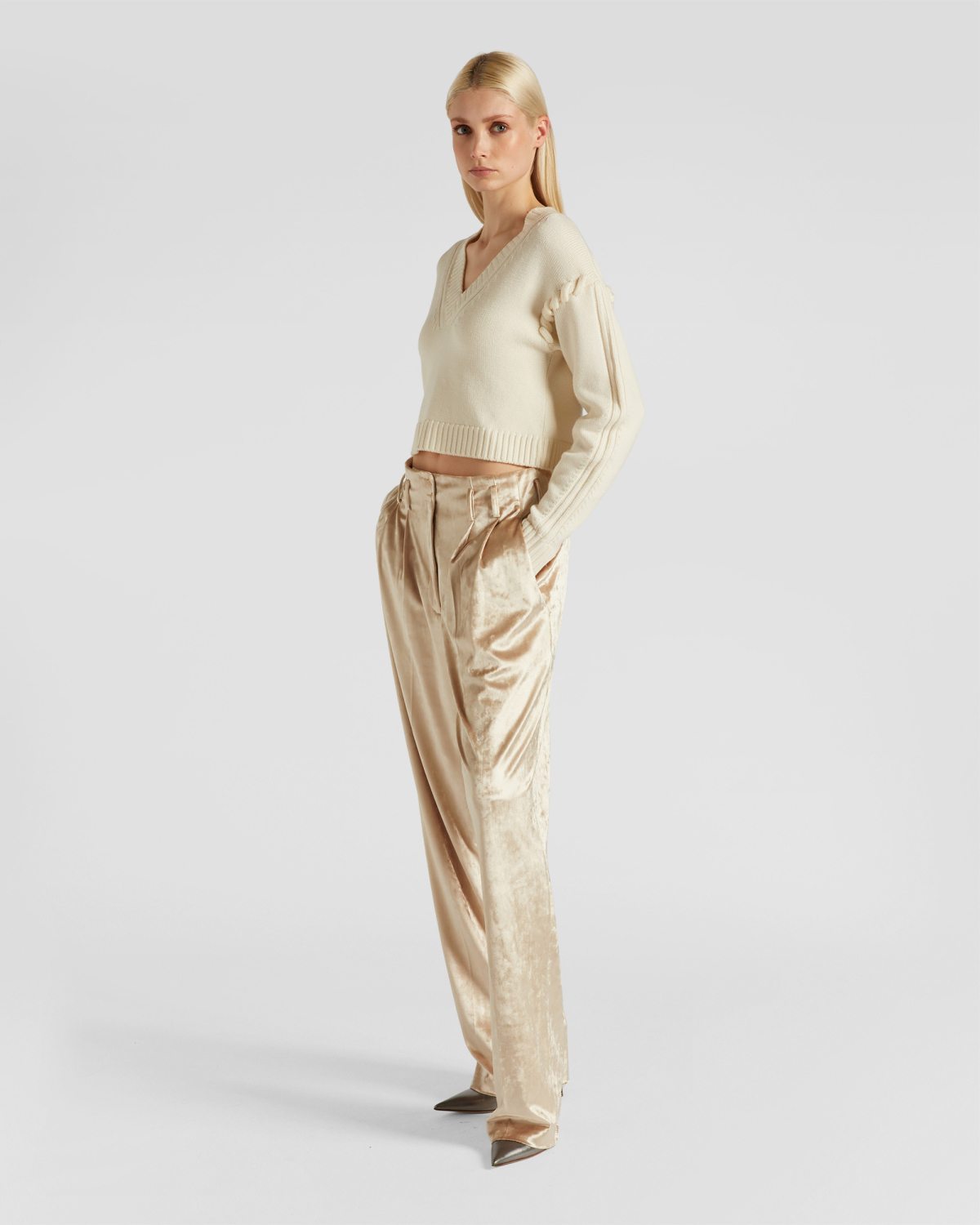 Wool sweater with tubular stitching | Sweaters, Sweaters, Fall Winter 2025 | Genny