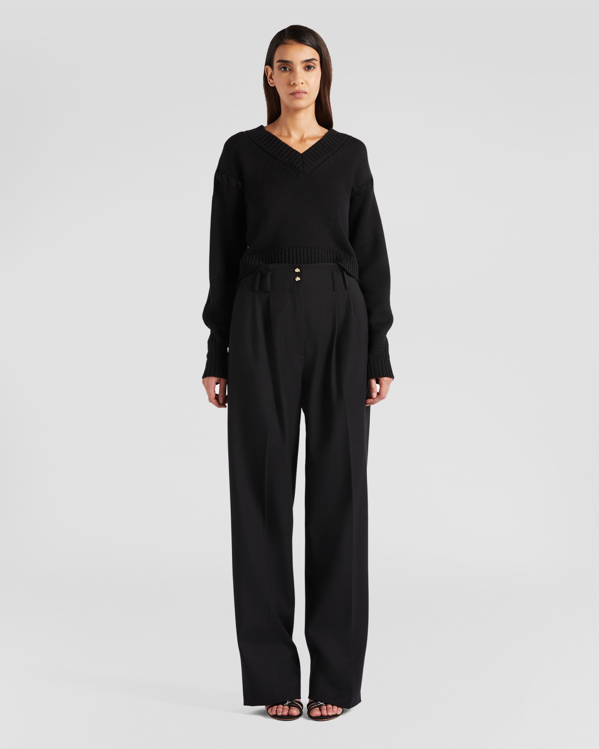 Wool sweater with tubular stitching | Sweaters, Sweaters, Fall Winter 2025 | Genny