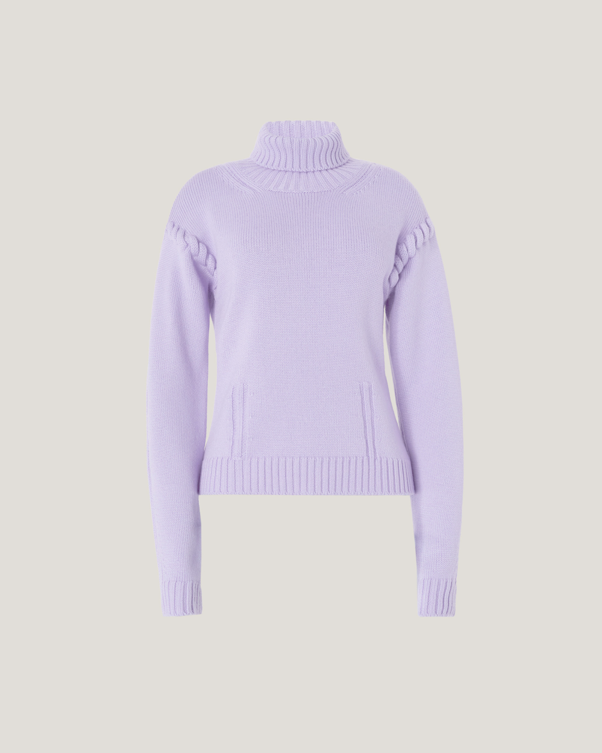 Wool turtleneck with tubular stitching | Sweaters, Sweaters, Fall Winter 2025 | Genny