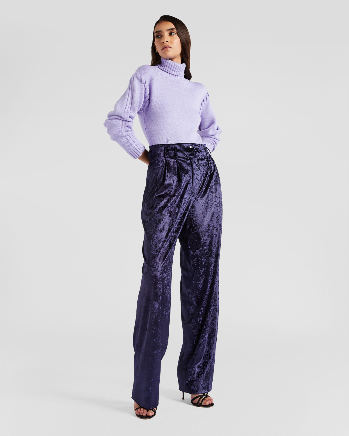 Wool turtleneck with tubular stitching | Sweaters, Sweaters, Fall Winter 2025 | Genny