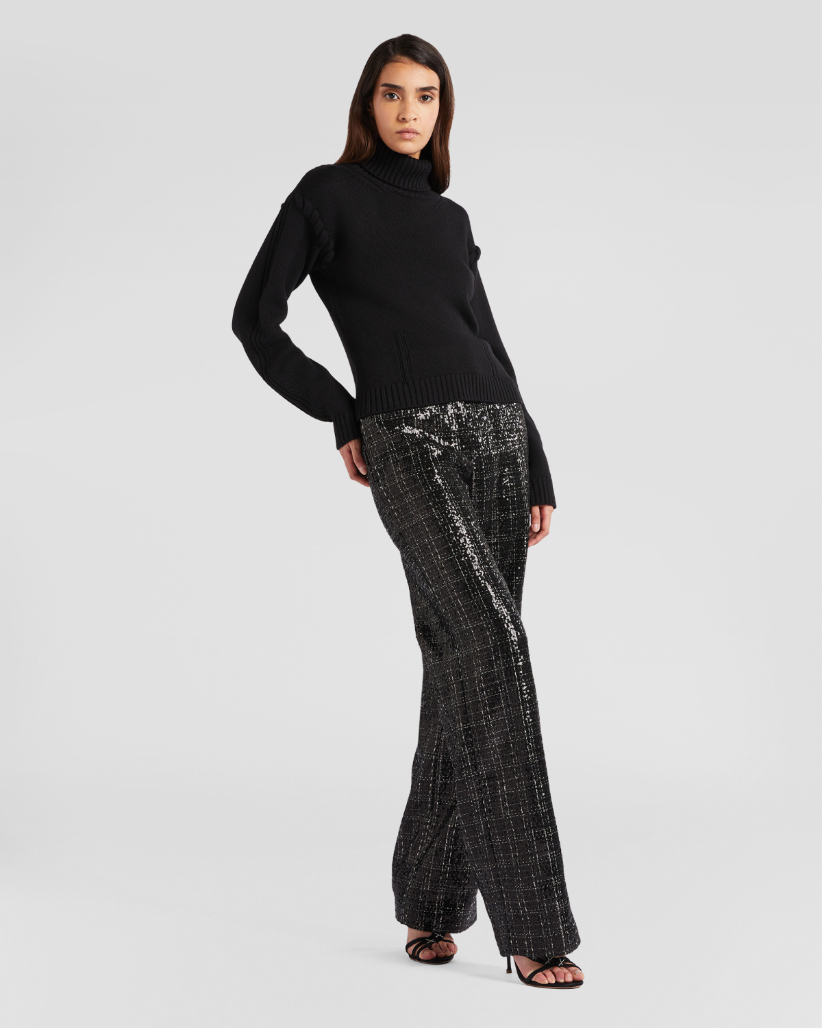 Wool turtleneck with tubular stitching | Sweaters, Sweaters, Fall Winter 2025 | Genny
