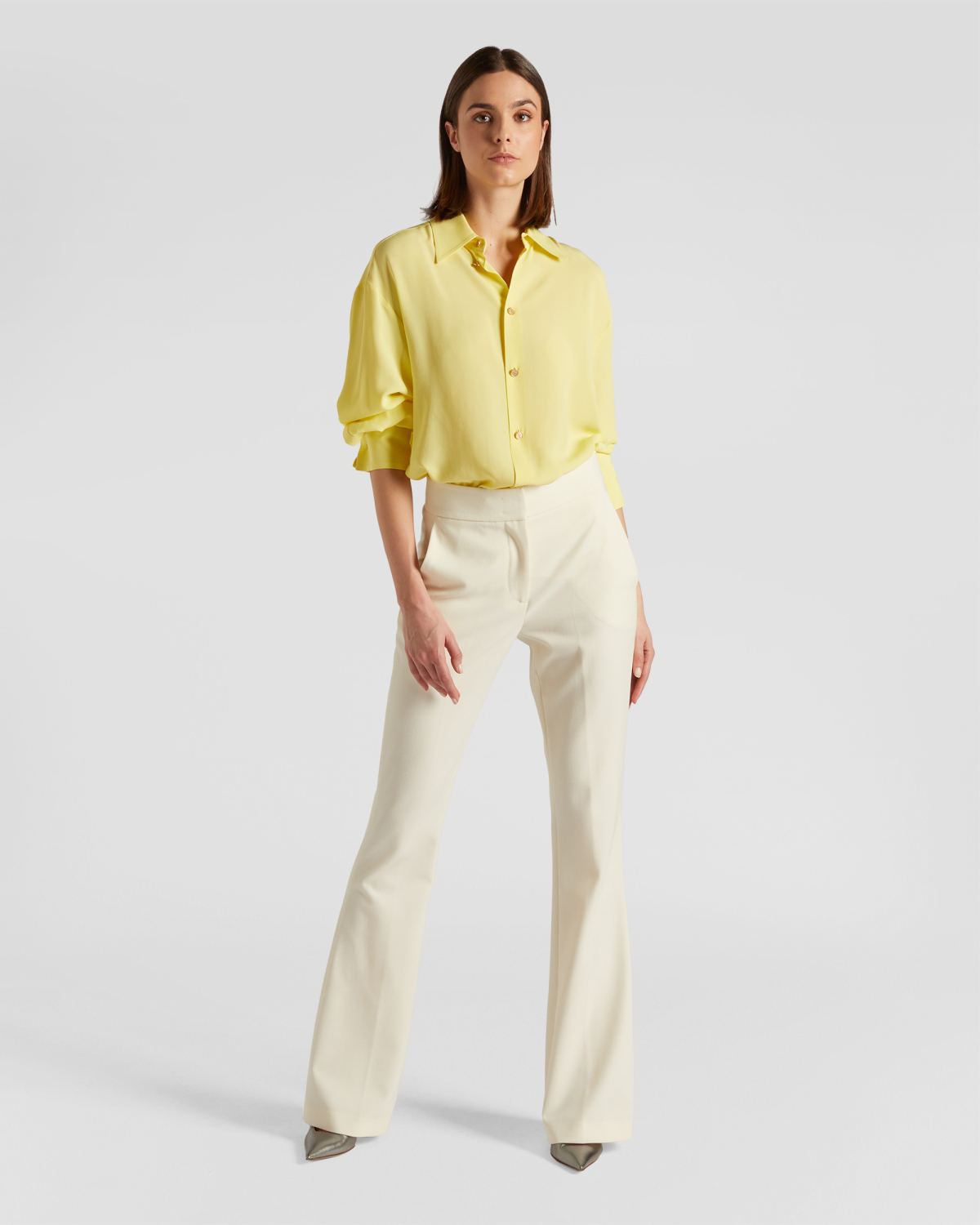 Silk-blend shirt | Fall Winter 2025 | Genny