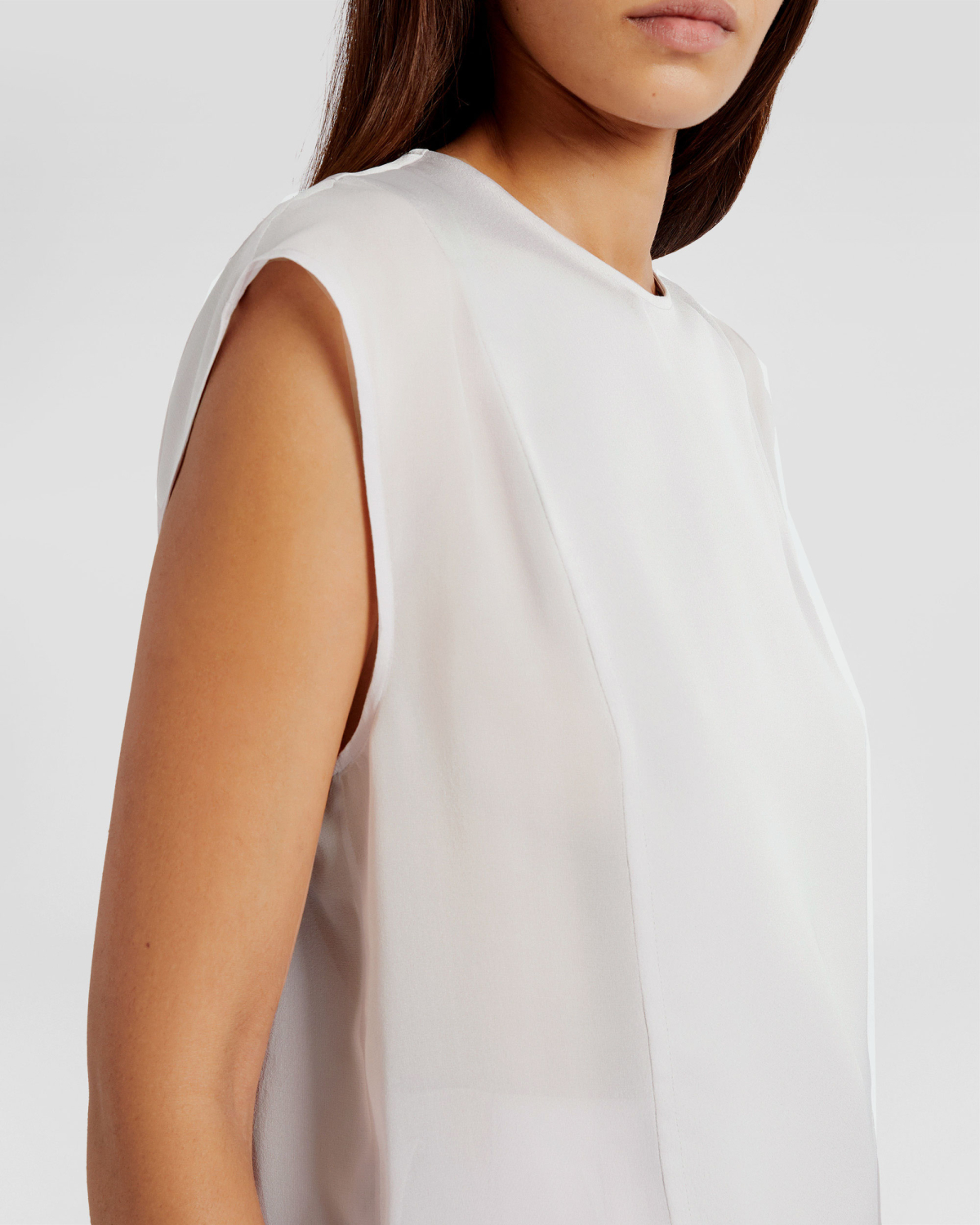 Top with sheer silk details | Fall Winter 2025, Tops & Blouses, Blouses | Genny