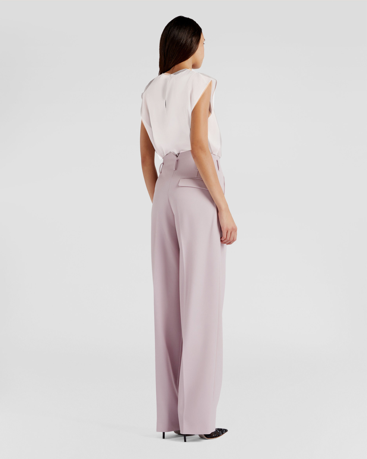 Top with sheer silk details | Fall Winter 2025, Tops & Blouses, Blouses | Genny