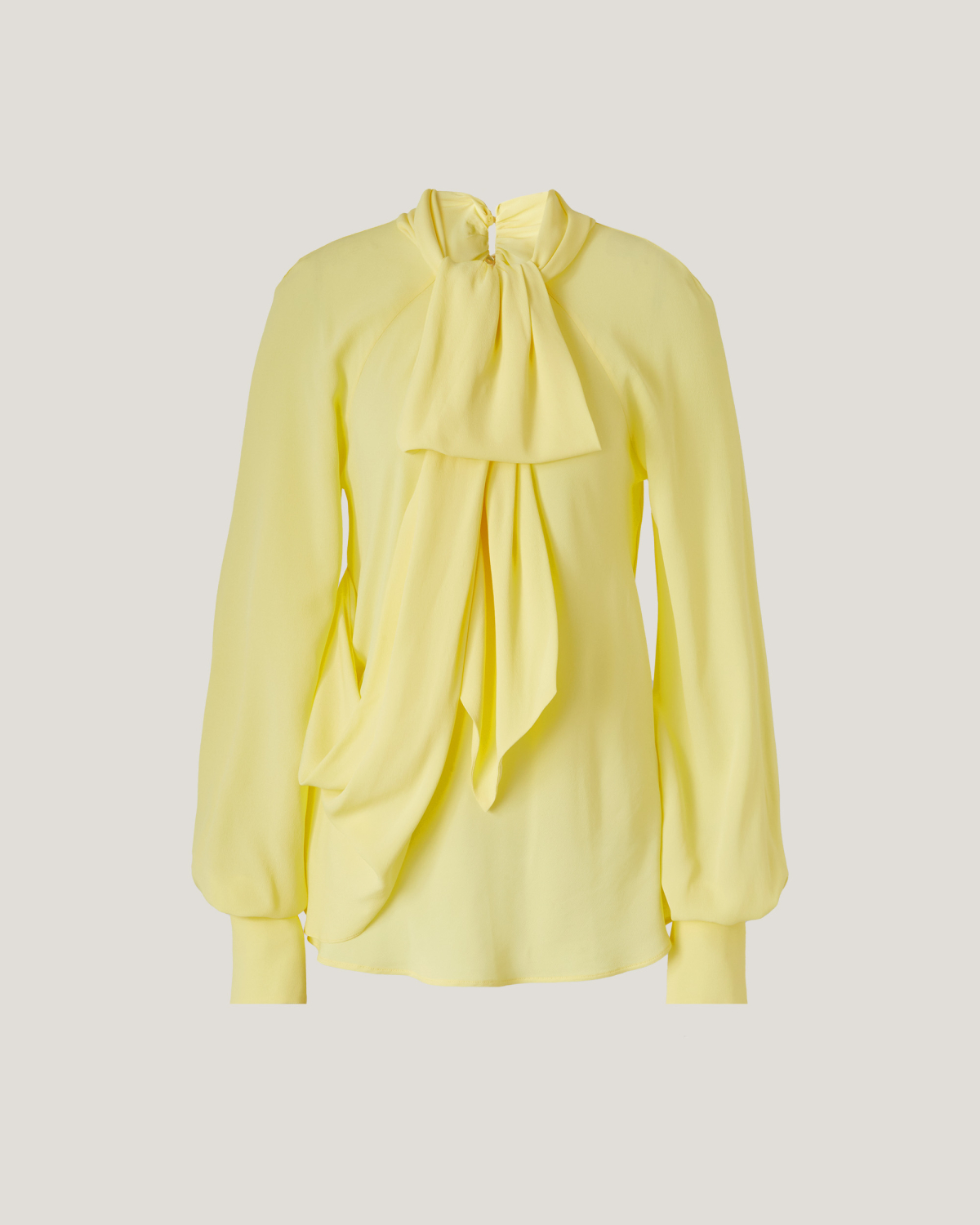 Silk-blend top with draping | Fall Winter 2025 | Genny