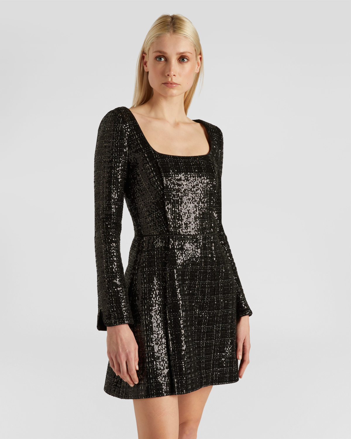 Tweed mini dress with sequins | Fall Winter 2025 | Genny