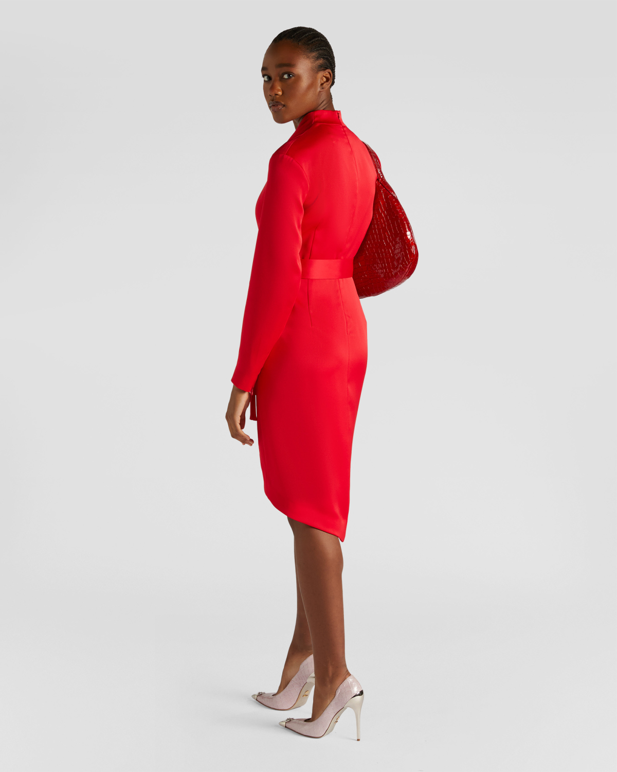 Wrap satin dress | Fall Winter 2025 | Genny