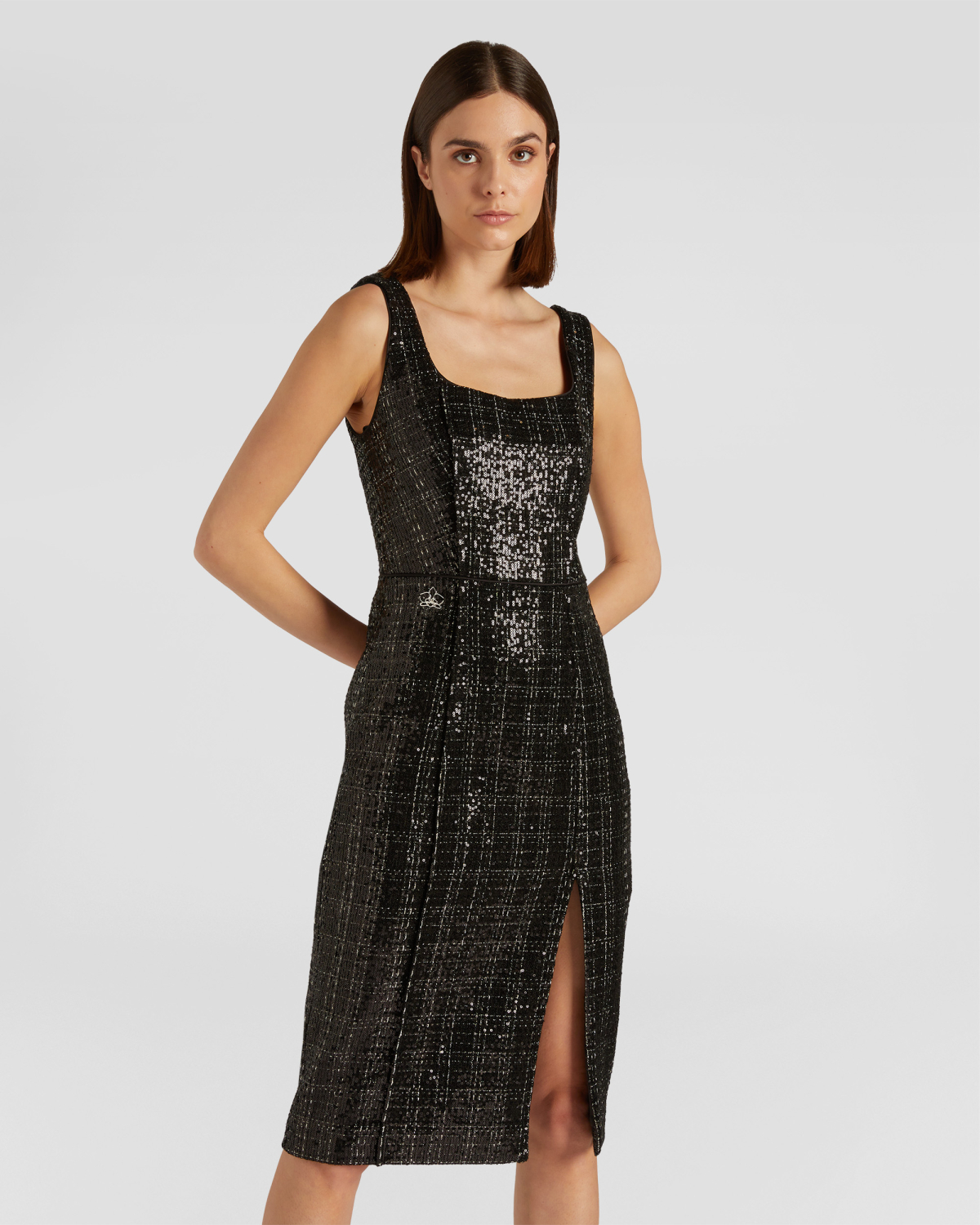 Tweed dress with sequins | Fall Winter 2025 | Genny
