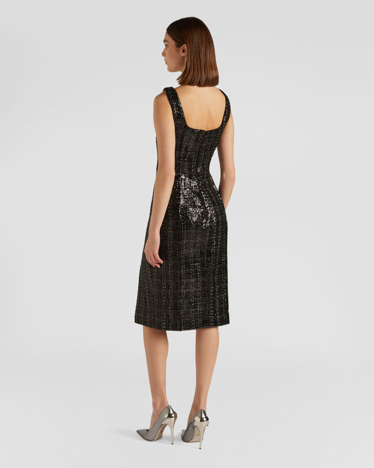 Tweed dress with sequins | Fall Winter 2025 | Genny