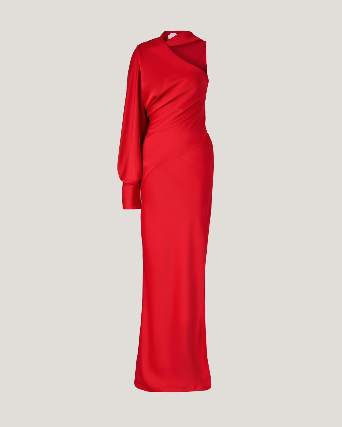 One-shoulder satin evening dress | Fall Winter 2025 | Genny