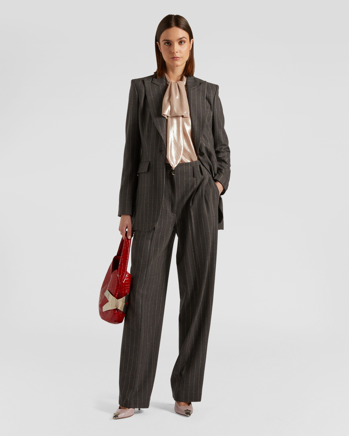 Pinstripe wool jacket | Fall Winter 2025 | Genny