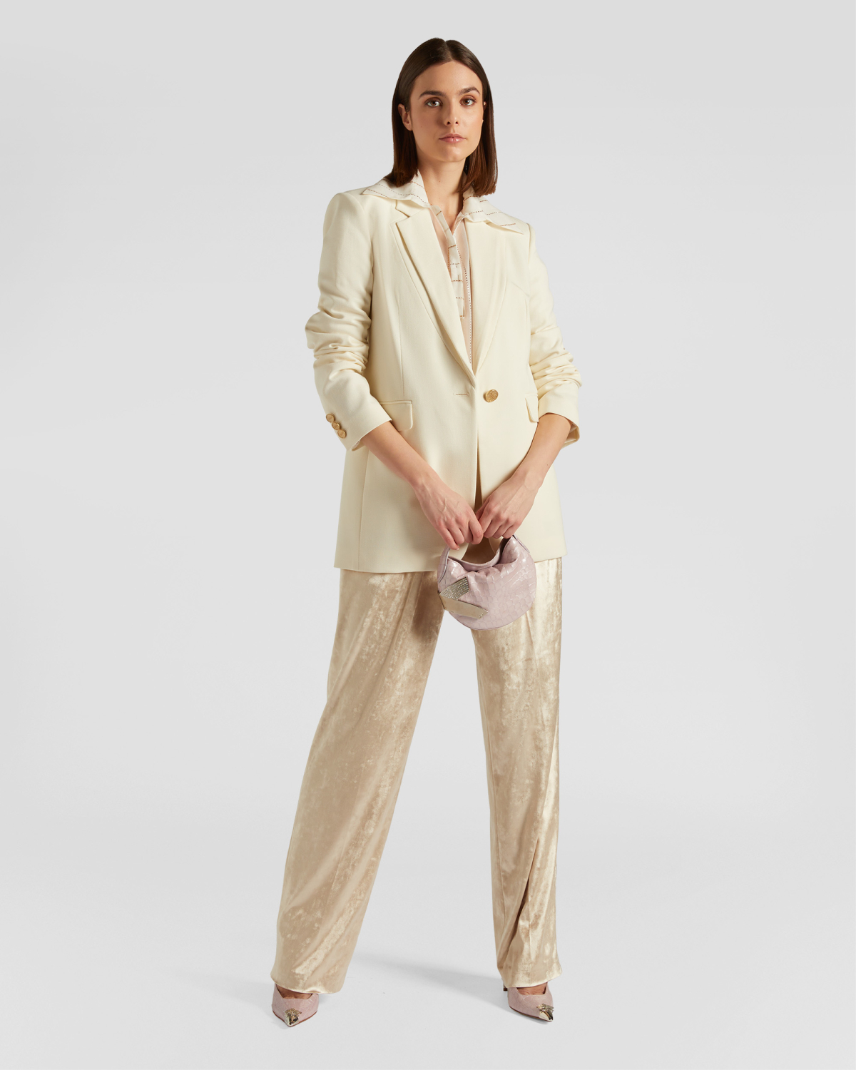 Single-breasted wool blazer | Fall Winter 2025 | Genny
