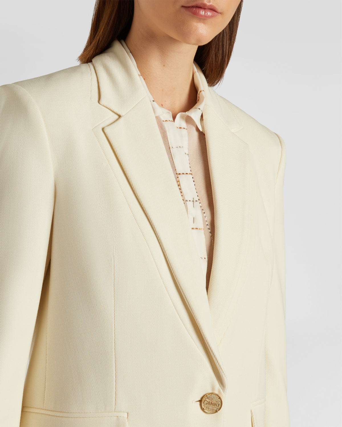 Single-breasted wool blazer | Fall Winter 2025 | Genny