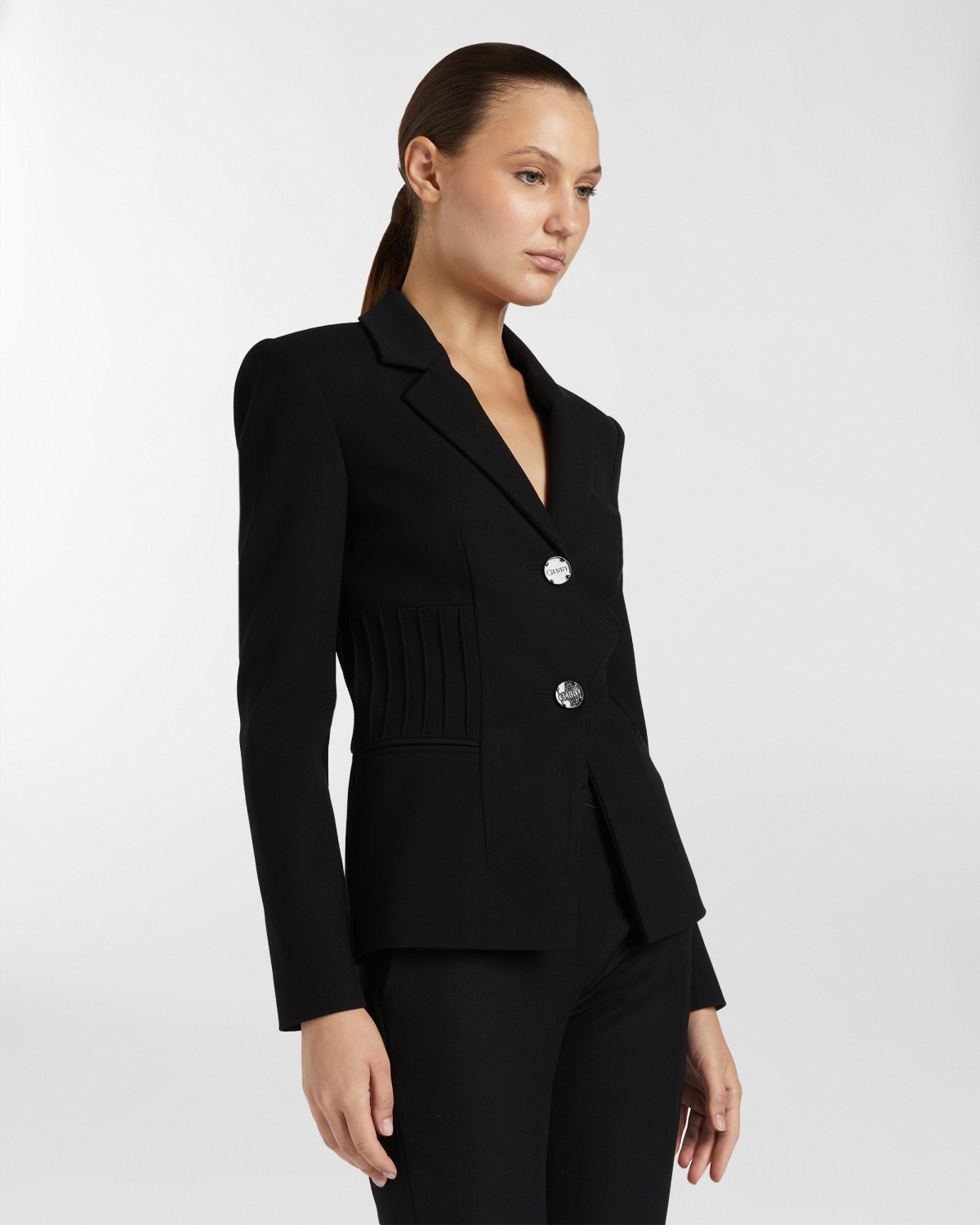 Black tailored jacket | Fall Winter 2025 | Genny