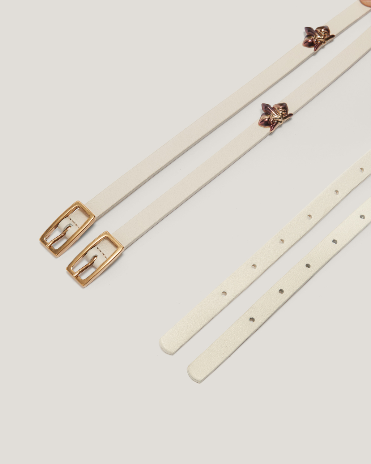 Belt with orchids | Belts, Fall Winter 2025, Accessories | Genny