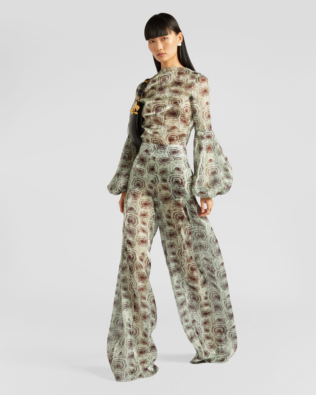 Turtle-pattern pants | Fall Winter 2025 | Genny