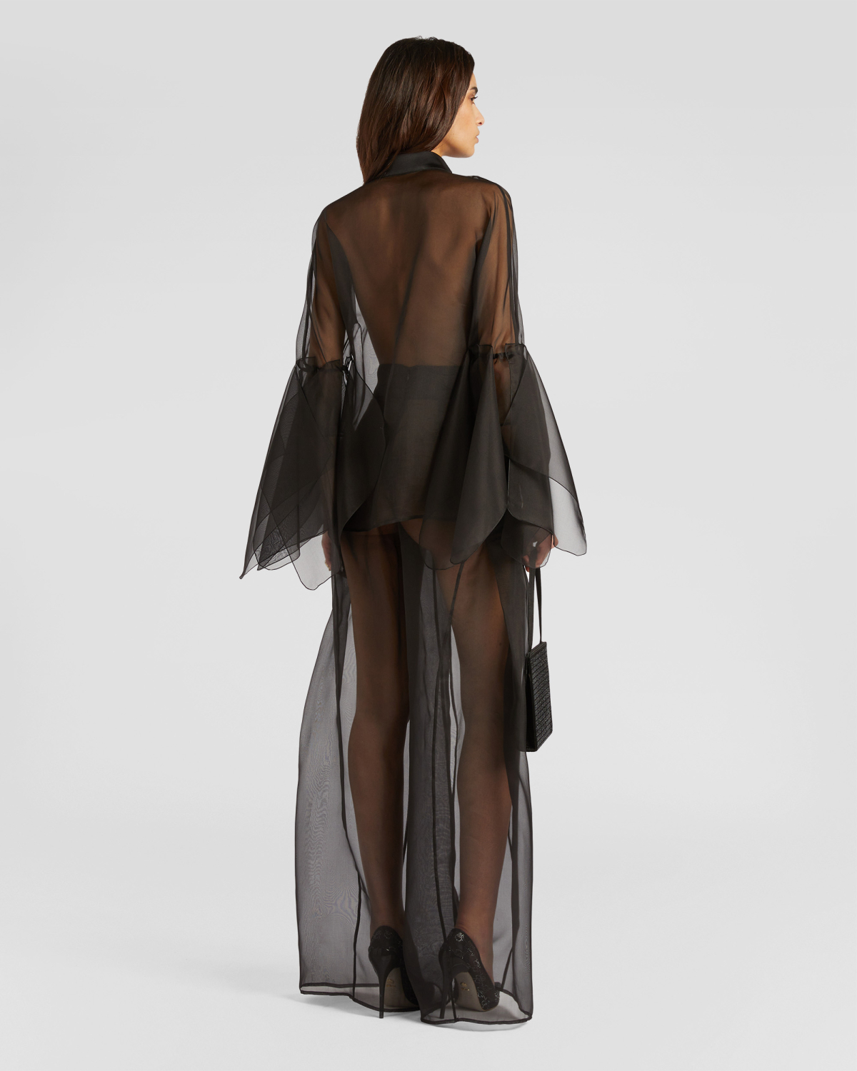 Wide silk pants | Fall Winter 2025, Skirts & Trousers, Trousers | Genny