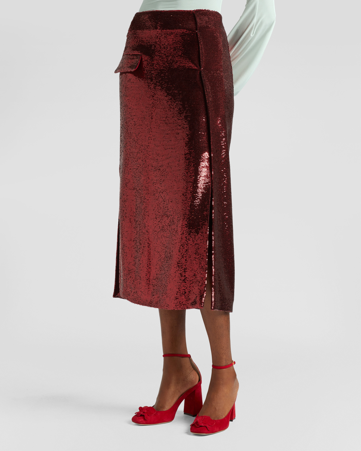 Wrap sequin skirt | Fall Winter 2025 | Genny