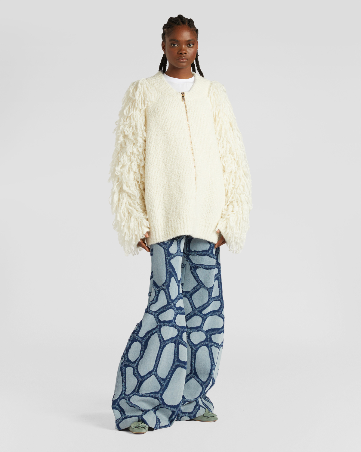 Alpaca bomber jacket | Fall Winter 2025 | Genny